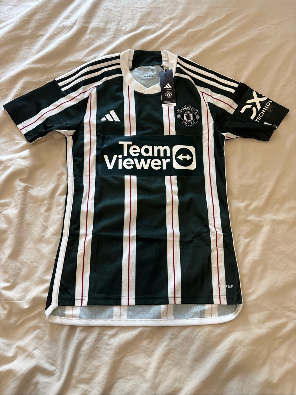 ADIDAS MANCHESTER UNITED 23/24 AWAY JERSEY - SMALL - BRAND NEW